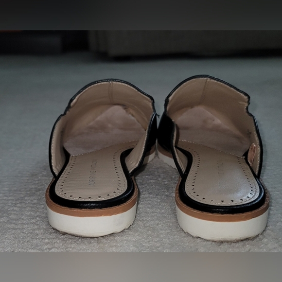 Adrienne Vittadini Lou Mules Black Women's Size 6.5 - Picture 4 of 6